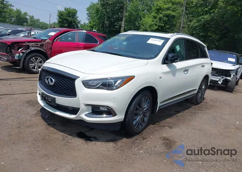 2020 Infiniti Qx60 Luxe Awd z USA, uszkodzony, nr VIN 5N1DL0MMXLC534532